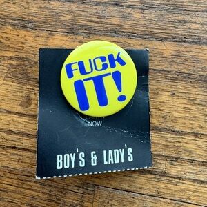 Yellow and Blue Hysteric Glamour Pin